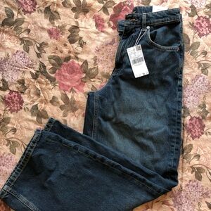 Mango High-Rise Women's Dark Blue Denim Jeans